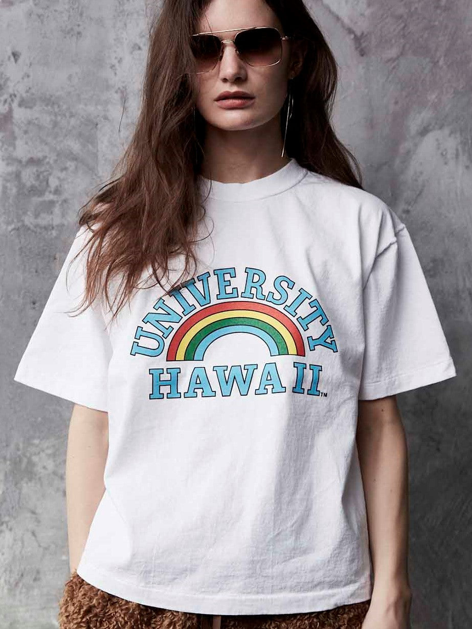UNIVERSITY OF HAWAII 　T-SHIRT WHITE